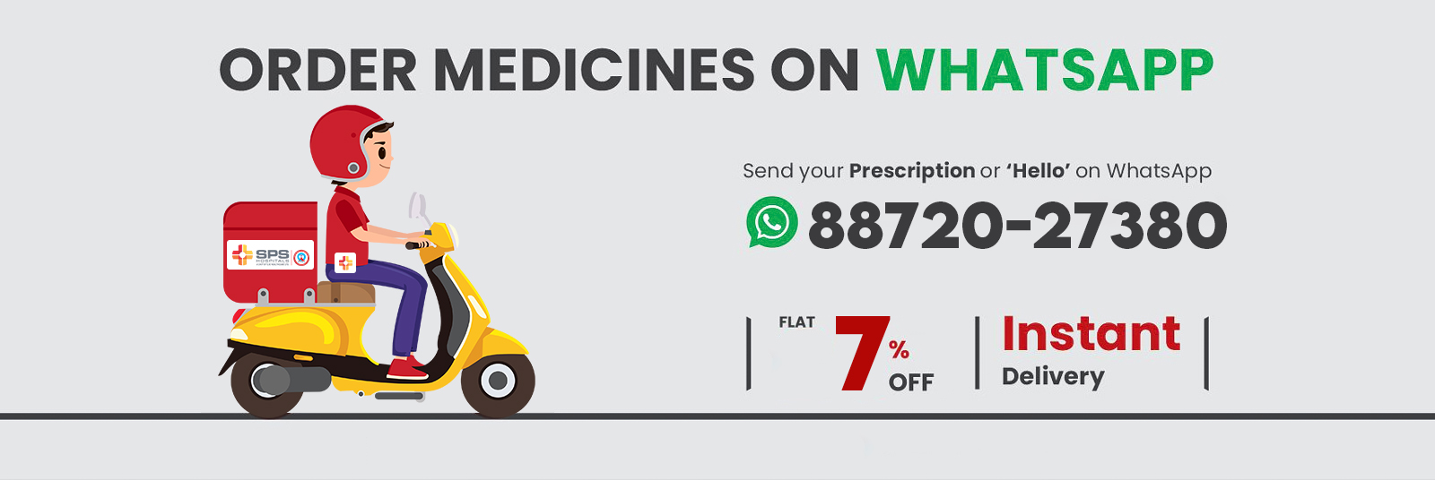 24*7 Pharmacy Whatsapp Delivery| SPS Hospitals